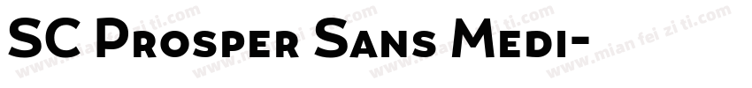 SC Prosper Sans Medi字体转换
